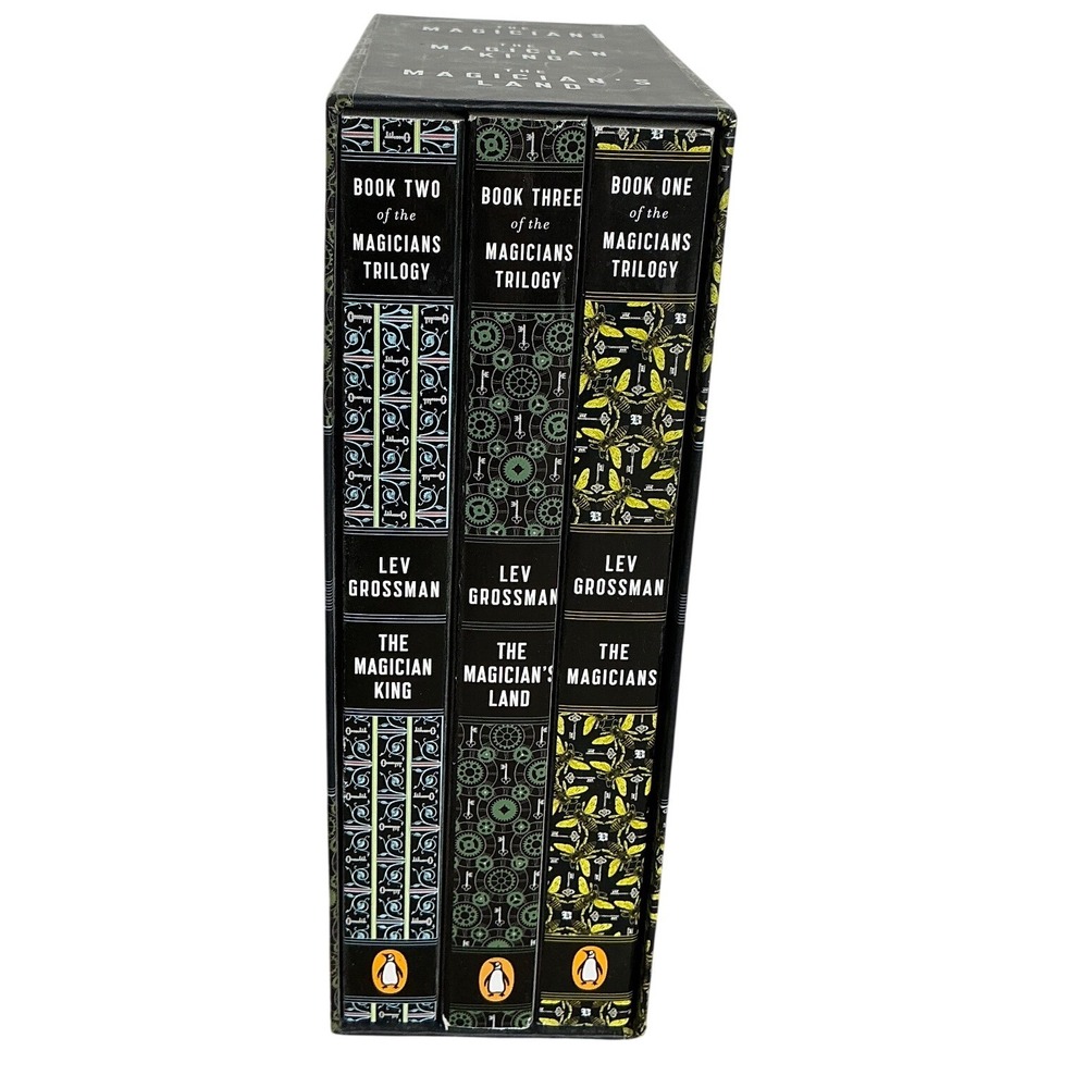 Lev Grossman The Magicians Trilogy Box‎ Set Books 1 2 3 Hardcover Penguin